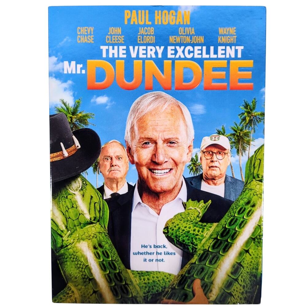 The Very Excellent Mr Dundee DVD 2020 Paul Hogan Chevy Chase Slipcover Sealed